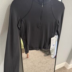 Lululemon It's Rulu ™ Run Ribbed
Cropped Half Zip